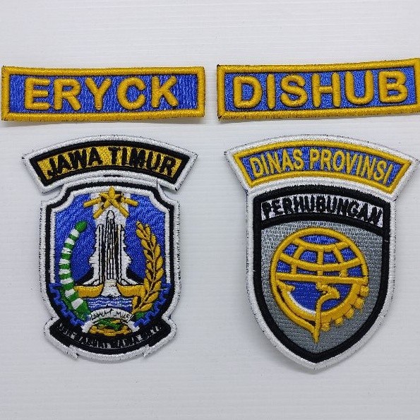 Bordir Bordir Timbul PDH Dishub / Bordir Logo Timbul PDH Dishub / Logo Bordir Timbul PDH Dishub / Lo