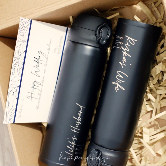 

[[New Arrival]]- CUSTOM TUMBLER WEDDING GIFT KADO PERNIKAHAN KADO ULANG TAHUN/ HAMPERS