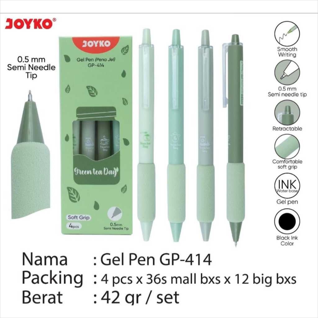 

[P] Gel Pen Joyko GP-414 0.5mm (4 pcs)