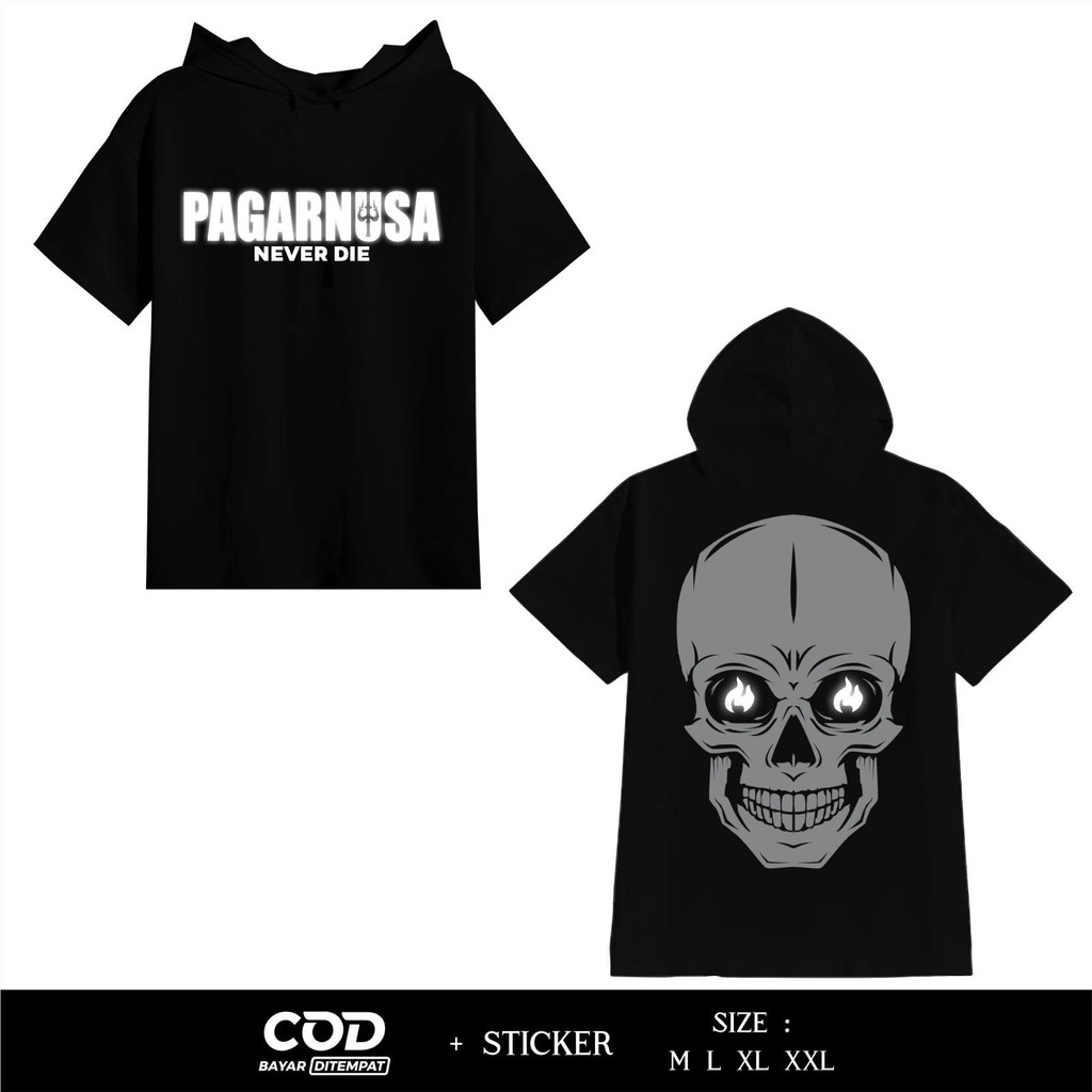 Ts-HOODIE PAGAR NUSA MENYALA NEVER DIE - TS HOODIE DISTRO PAGAR NUSA - TS HOODIE PAGAR NUSA MENYALA 
