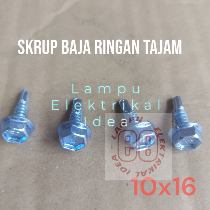 SKRUP BAJA RINGAN 10 X 16 | SEKRUP BAJA RINGAN 10X16 ECER PER PCS
