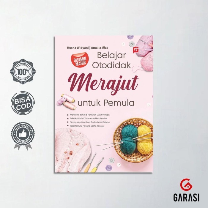 

Buku Belajar Otodidak Merajut Untuk Pemula