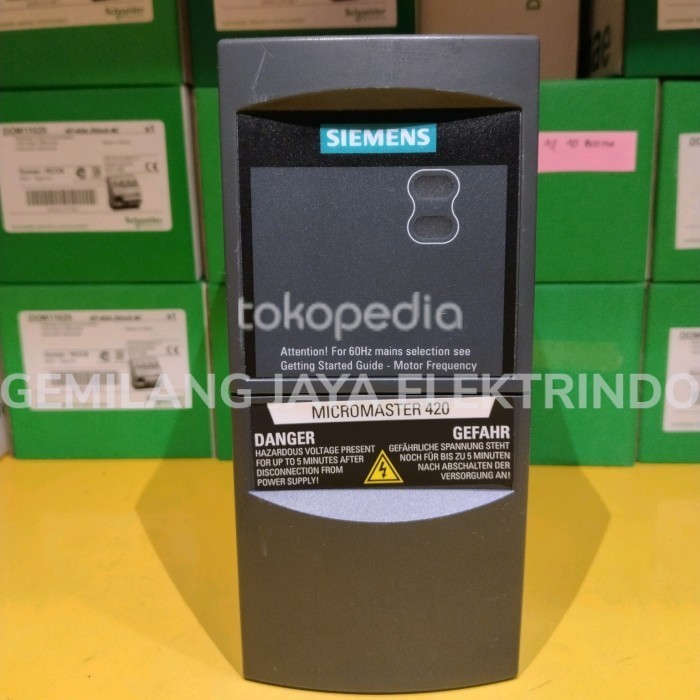 INVERTER SIEMENS 0,55KW SIEMENS MICROMASTER 420 6SE6420-2UD15-5AA1 ORI