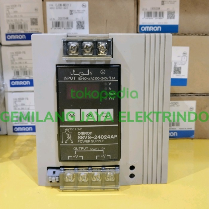 OMRON S8VS-24024AP POWER SUPPLY OMRON S8VS 24024AP OUT 24VDC ORIGINAL