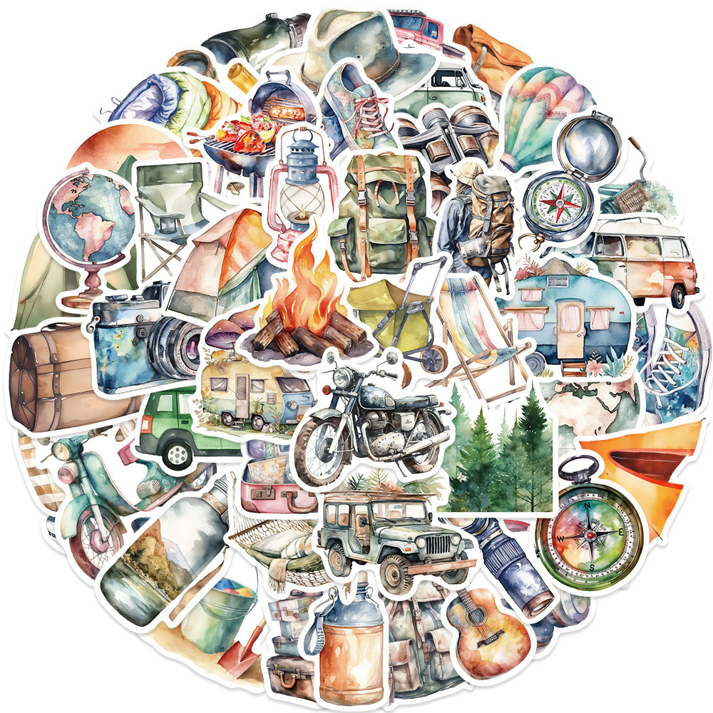 

10/30/50Pcs Outdoor Sport Waterproof Graffiti Sticker Aesthetic Decorative Luggage Laptop Phone Diary Scrapbook Kids Stickers