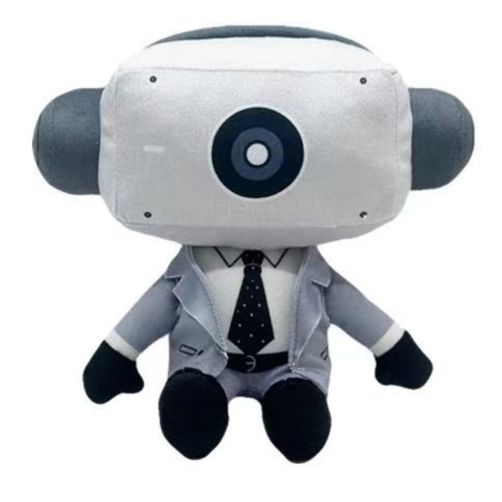 25CM Skibidi Toilet Plush Mystery Plushie Toilet Doll Monitoring TV Camera Headphone Man Titans Soft