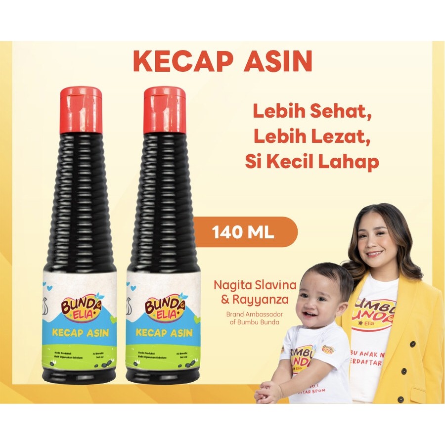 

Bumbu Bunda Elia Kecap Asin 135ml