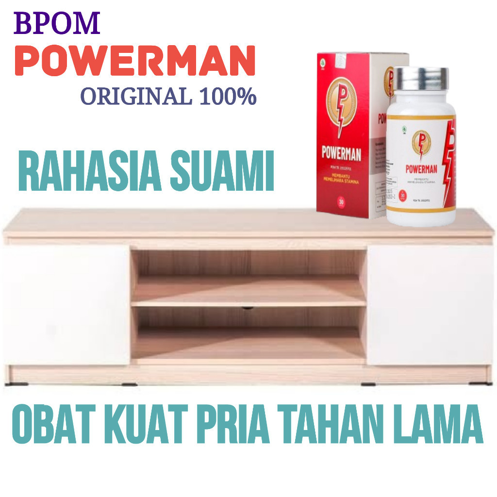 OBAT KUAT ALAMI HERBAL BPOM SUAMI TAHAN LAMA POWERMAN ORIGINAL 100% SUPLEMEN PRIA