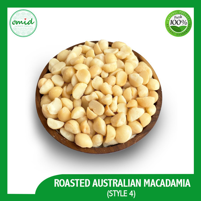 

250gr - Roasted Macadamia Style 4 | Kacang Macadamia Panggang Style 4 - Plain | Natural