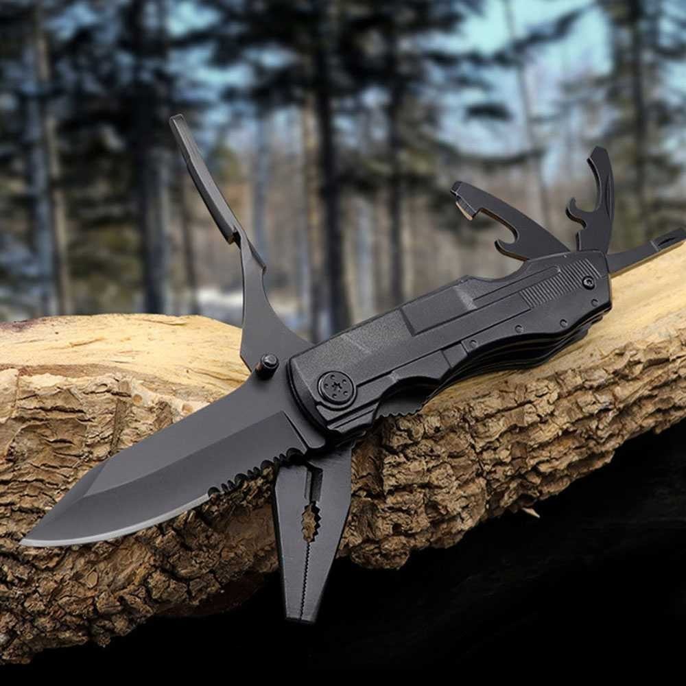 Pisau Lipat Multitools Multifungsi Survival EDC Pliers 14 in 1 - GK7