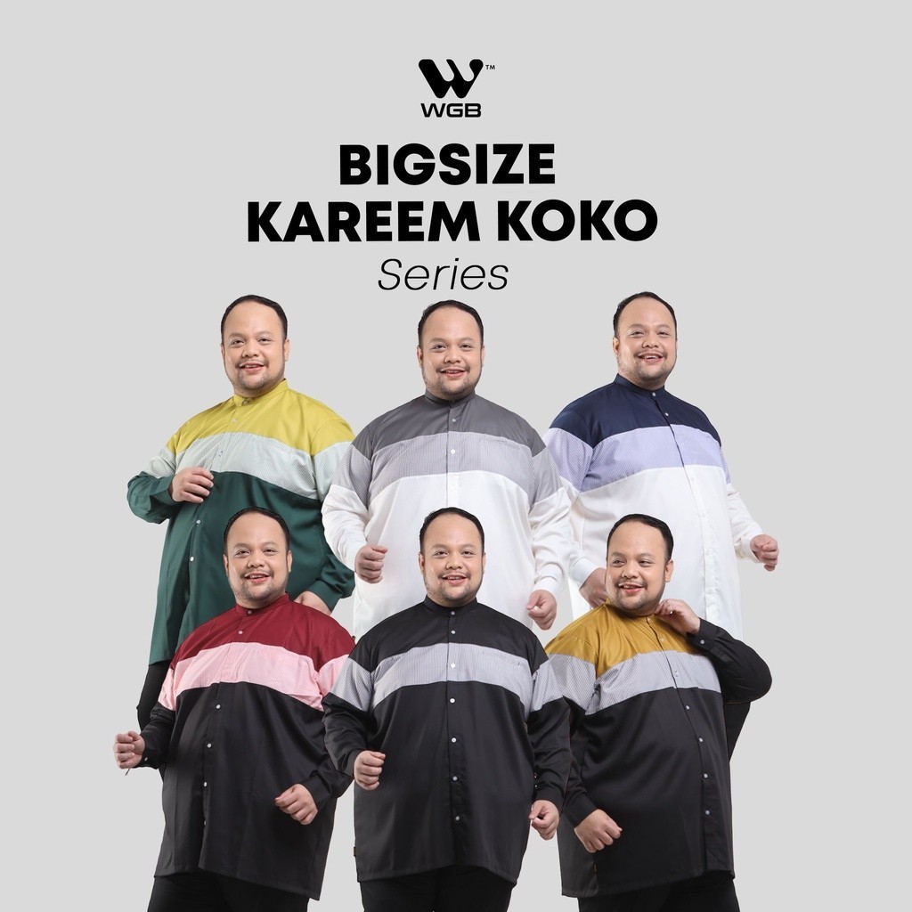WGB Koko Panjang Kombinasi Pria Big Size Ukuran Jumbo XXL XXXL