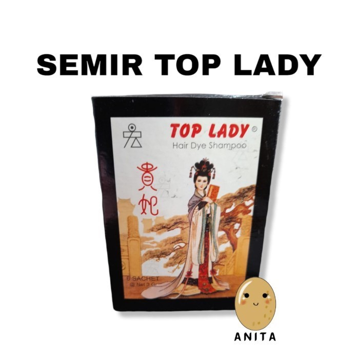 TOP LADY CAT RAMBUT BENTUK SAMPO / SEMIR RAMBUT TOP LADY