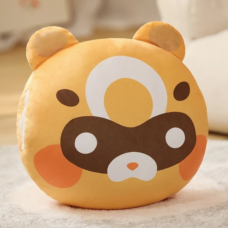 1pc 10cm Cartoon Impact Zaoyou Guoba Stuffed Anime Plush Pendant Doll Civet Cat Soft Pillow Gift Bir