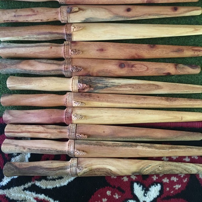 warangka tombak atau scan