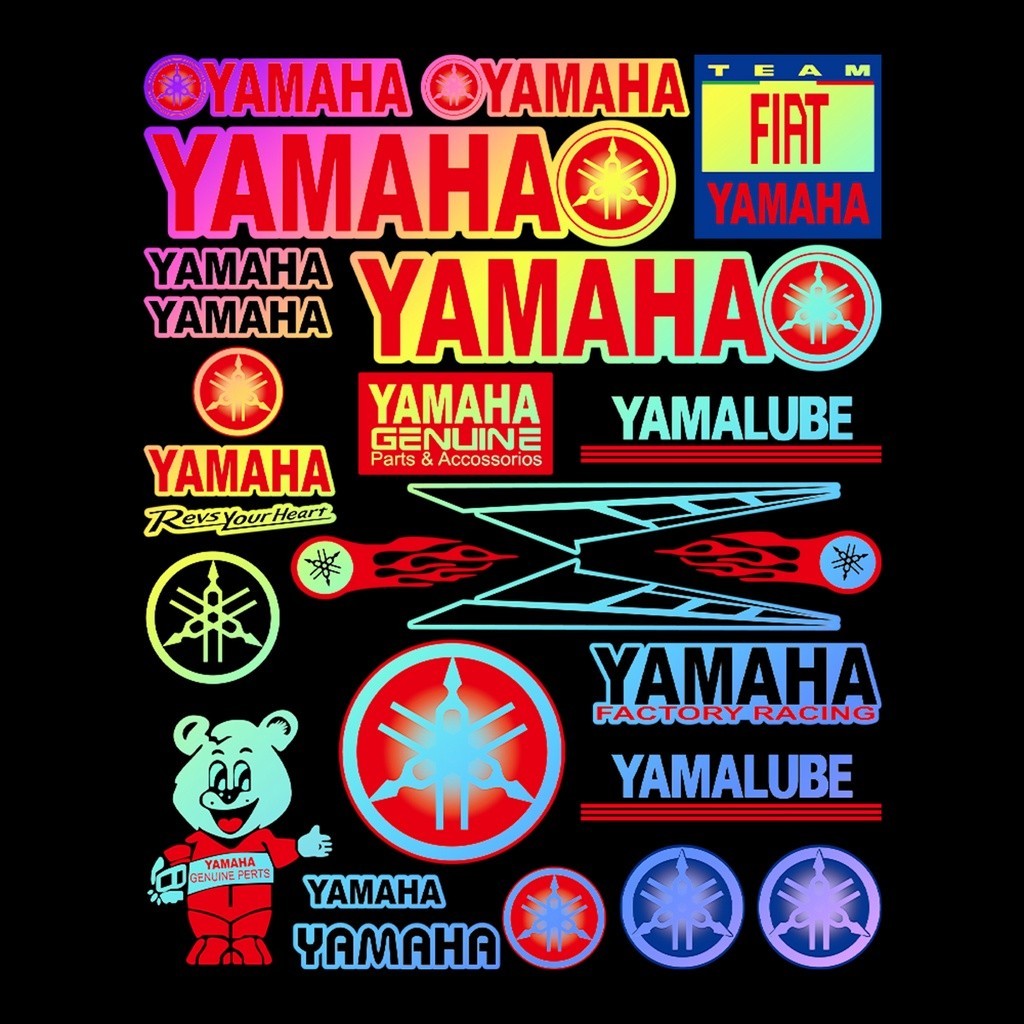 Stiker Hologram Logo Yamaha Stiker PACK YAMAHA LC135 Y15ZR Y15 V2