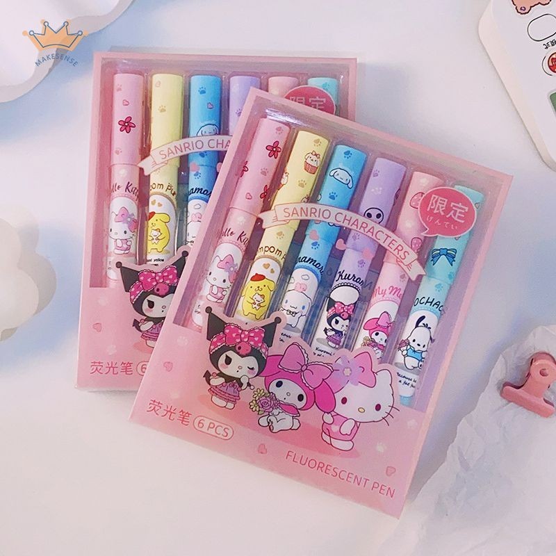 

Alat tulis spidol kartun lucu pelindung mata Sanrio yang kreatif MK