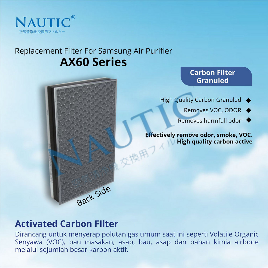 Hepa filter air Purifier Samsung AX60 AX60R5080WD Replment Filter Pengganti Air Purifier Samsung
