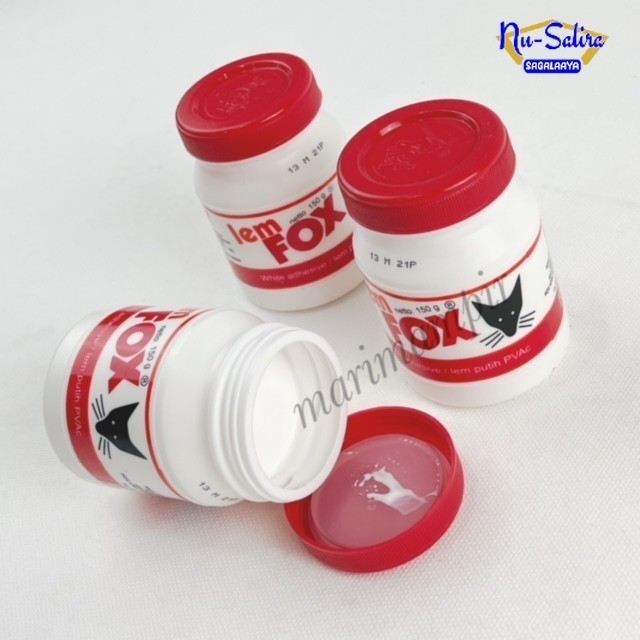 

LEM / GLUE PUTIH FOX 150 GRAM ( BOTOL TUTUP MERAH ) Nu-Salira