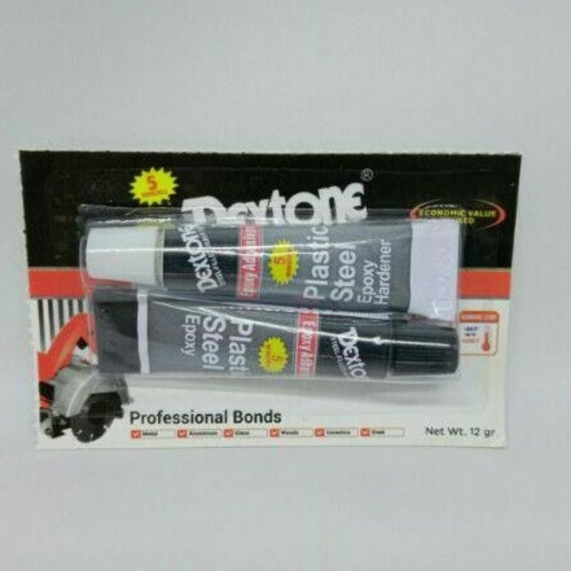 

Dextone Lem Campur 12GR Lem Besi Epoxy Plastik Steel 5 Menit 12 Gram
