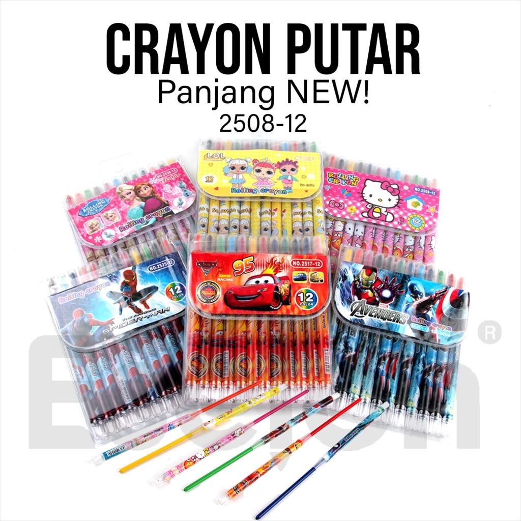 

[ES.JKT] Crayon putar PANJANG / Rolling Crayon 140gr / crayon putar