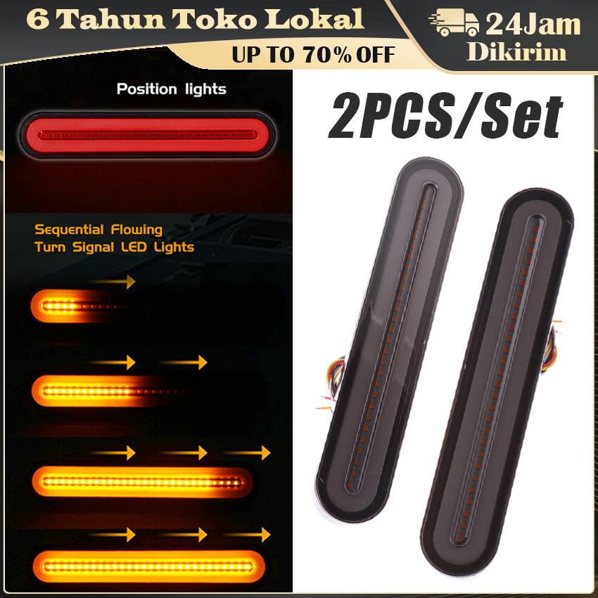 2PCS Lampu Truk LED / Lampu Samping Mobil / Lampu Sein / Lampu Trailer Parkir Peringatan / Lampu Sis