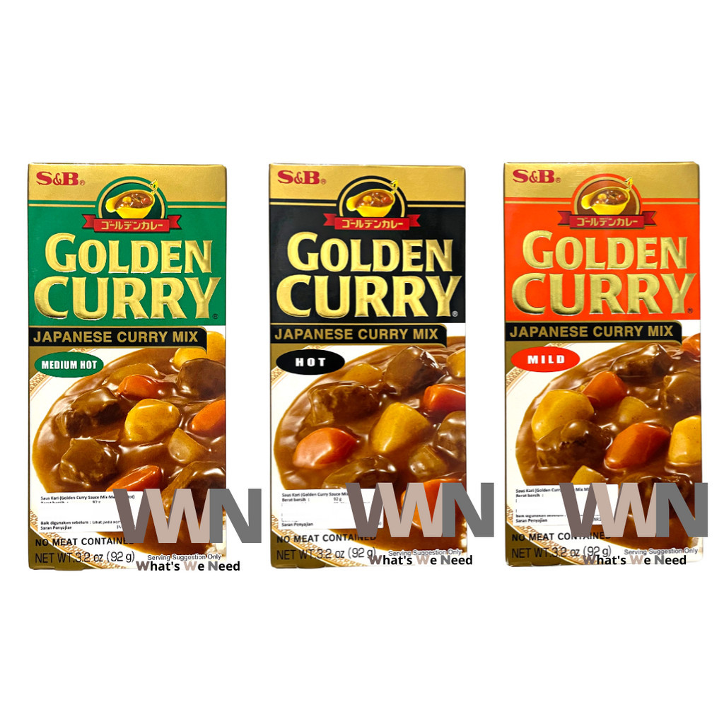 S&B Golden Curry 92gr - Kari Jepang Golden Curry Mix