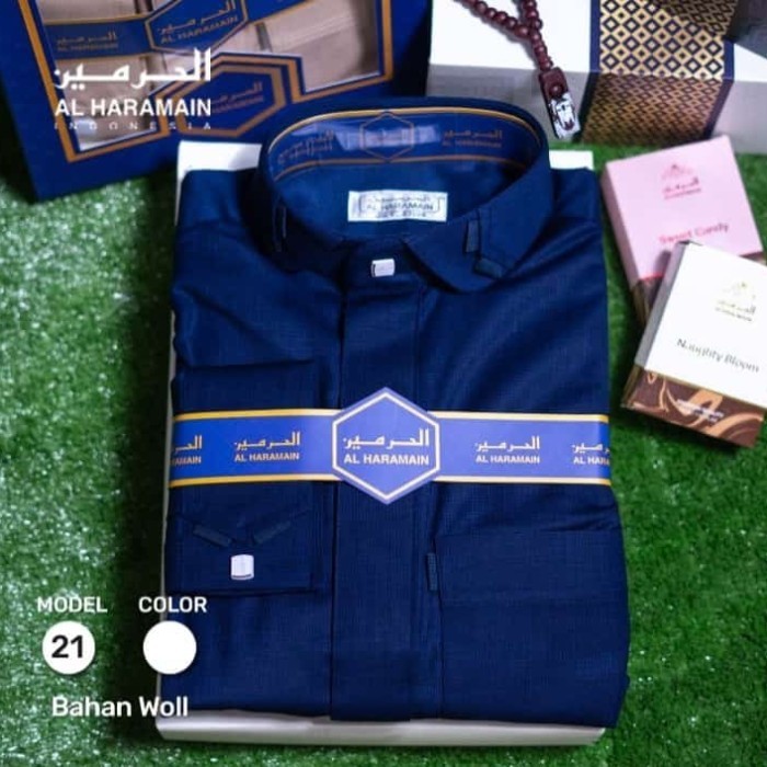 Al Haramain woll 21 /gamis pria/jubah Al Haramain dewasa