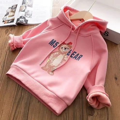 Jaket Hoodie Anak PRIA WANITA SWEATER Anak Tanggung Fashion Anak Kekinian MS BEAR BAHAN KATUN Umur 3
