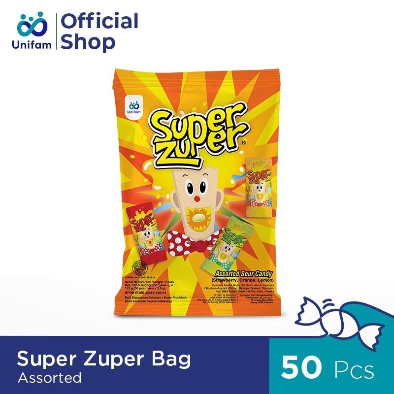 

Super Zuper Permen - Assorted Sour Candy