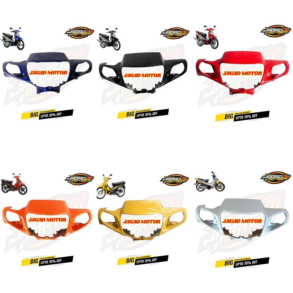 Batok Kepala Depan Yamaha Fizr Fiz R Hitam Merah Biru Orange Silver Kuning / Kepala Depan Yamaha Fiz