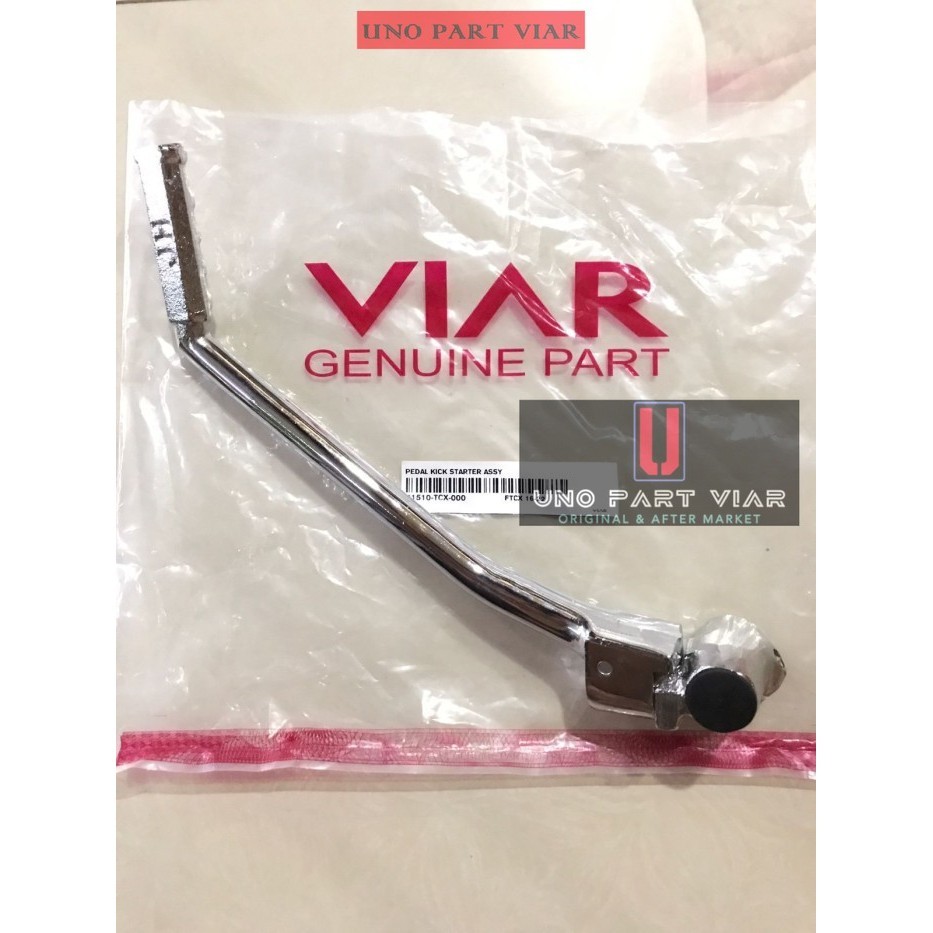 VIAR KICK STARTER ENGKOLAN VIAR CROSS 150SE 200GT 200SE ORIGINAL VIAR - Hitam