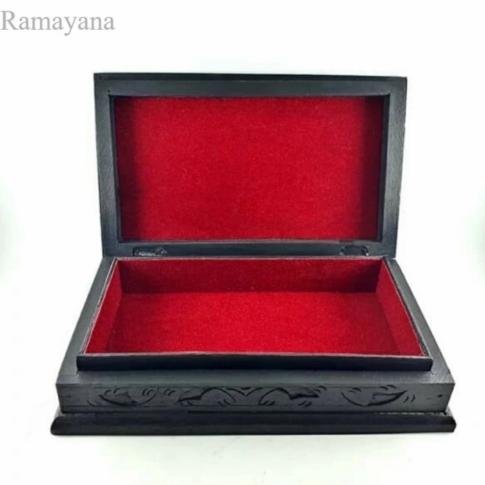 

Box Kotak Kayu Ukir Tempat Penyimpanan Perhiasan Pusaka Benda Berharga Murah