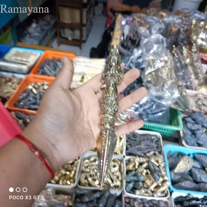 

pusaka paso tombak belimbing pandito full kuningan Murah Meriah JD Murah