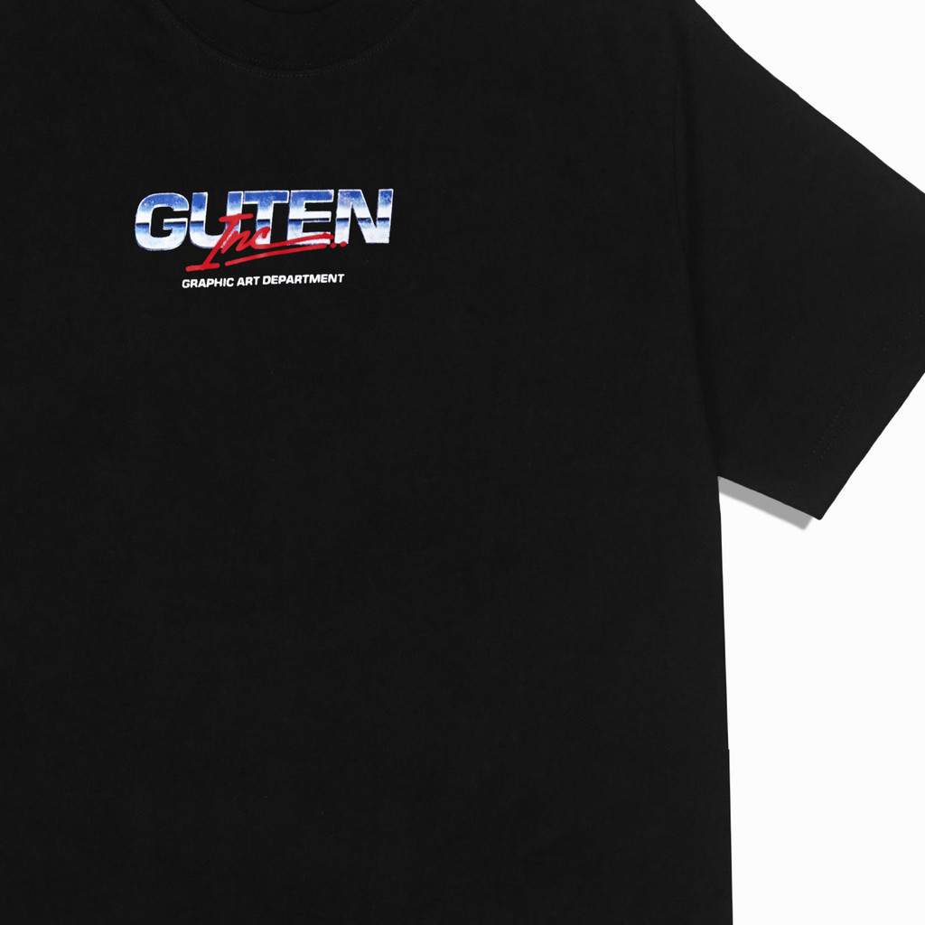 Guteninc - Kaos Hitam Pria Department Black T-shirt