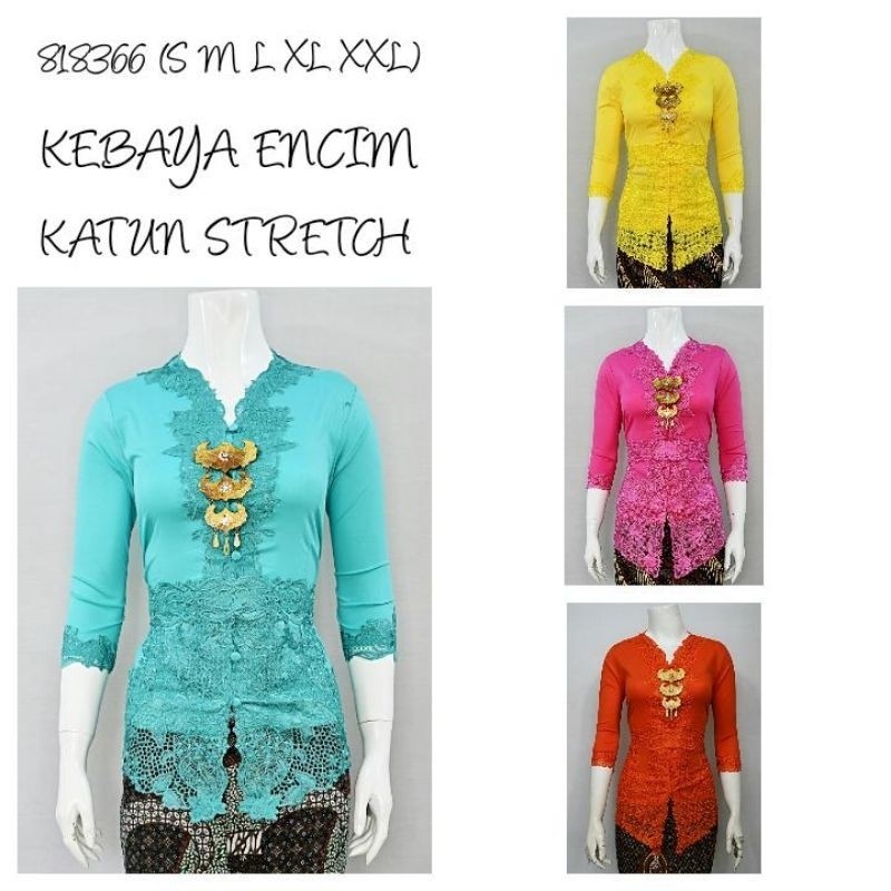 LURIK JAWA Indah KEBAYA ENCIM LENGAN 7/8 BORDIR SENADA KATUN PARIS KEBAYA WISUDA KEBAYA KATUN KEBAYA