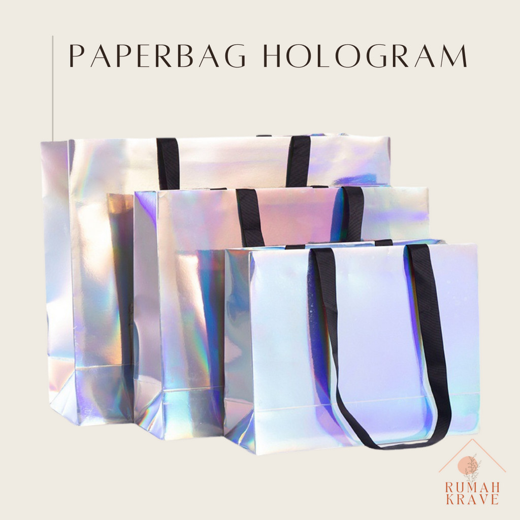 

RUMAH KRAVE - Paperbag Hologram Tas Kantong Hadiah