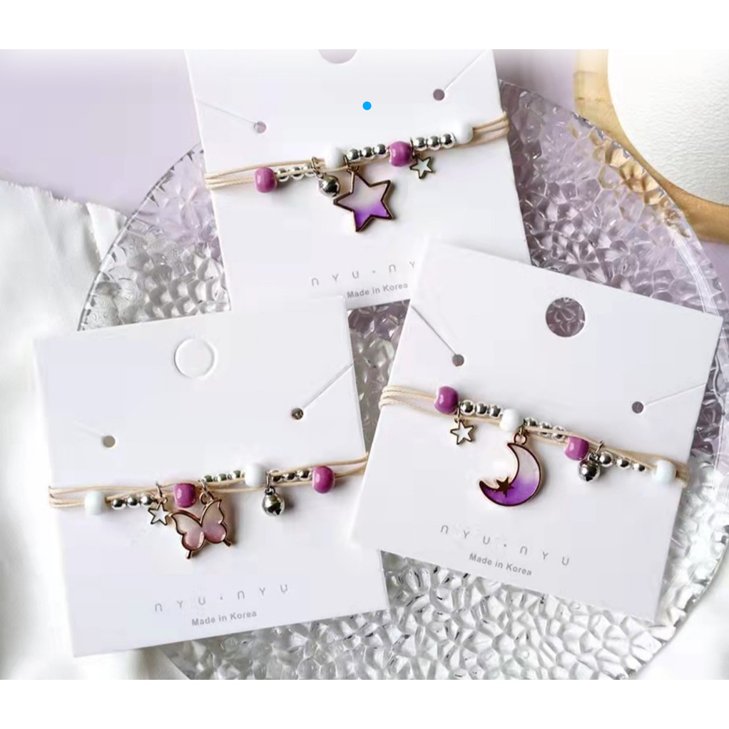 Gelang Tangan Tali Model Korea Motif Elegan Dilani H505 Gelang Tali Korea Couple / Gelang couple Bes