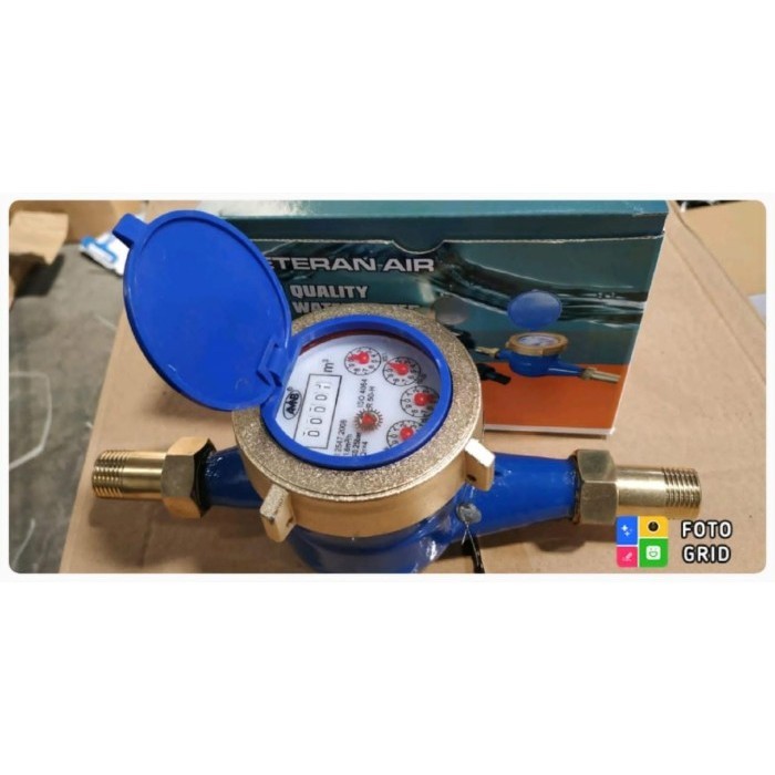 IMD Meteran Air Besi 1/2" / Meteran Air 1/2 Inch Besi Meteran Air PDAM