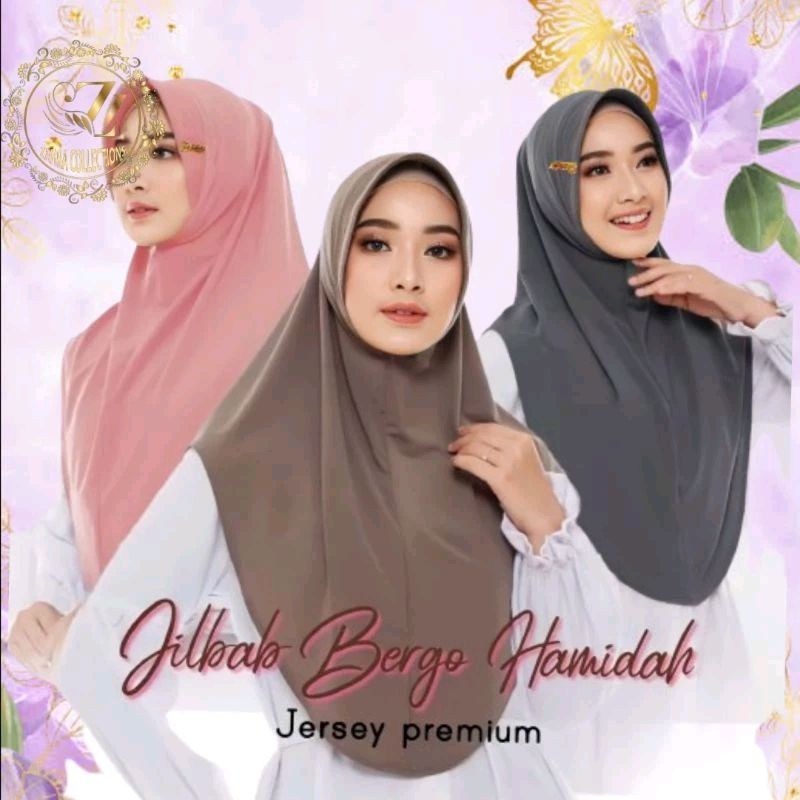Jilbab  size L Label AKRILIK /BERGO PINGUIN  JERSEY PREMIUM/JILBAB INSTAN
