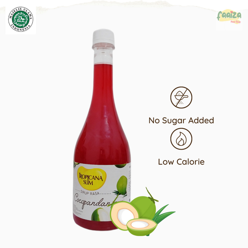 

Tropicana Slim Sirup Cocopandan 750ml Bebas Gula