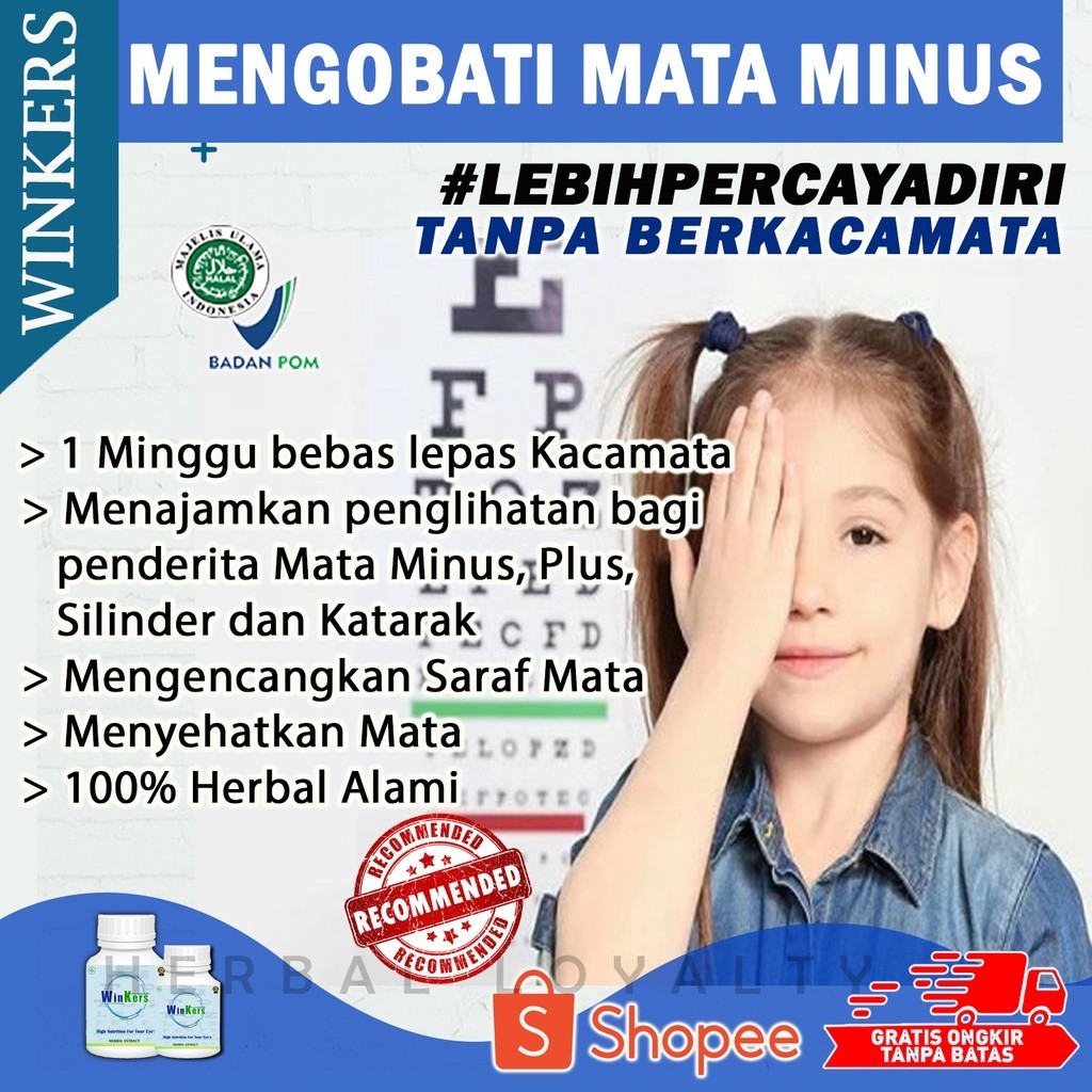 Winkers Obat Mata Minus Obat Mata Buram Plus Silinder Katarak Paling Ampuh
