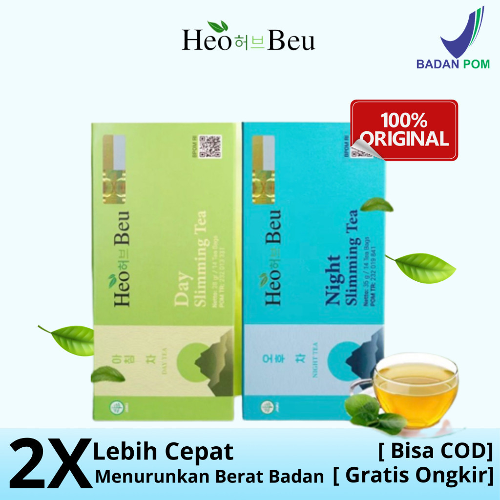 

Heo Beu Teh Pelangsing Slimming Tea Penurun Berat Badan Original BPOM
