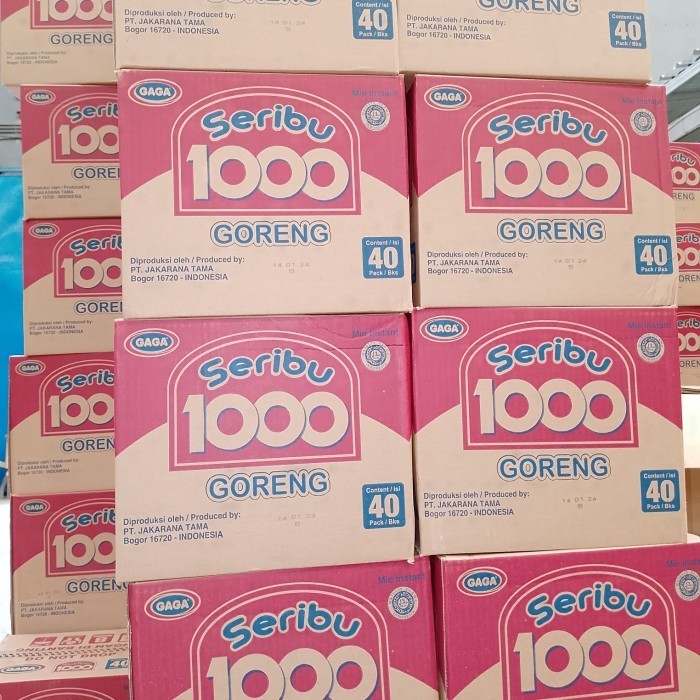 

MIE GAGA 1000 GORENG SPESIAL 50gr 1 dus = 40pcs