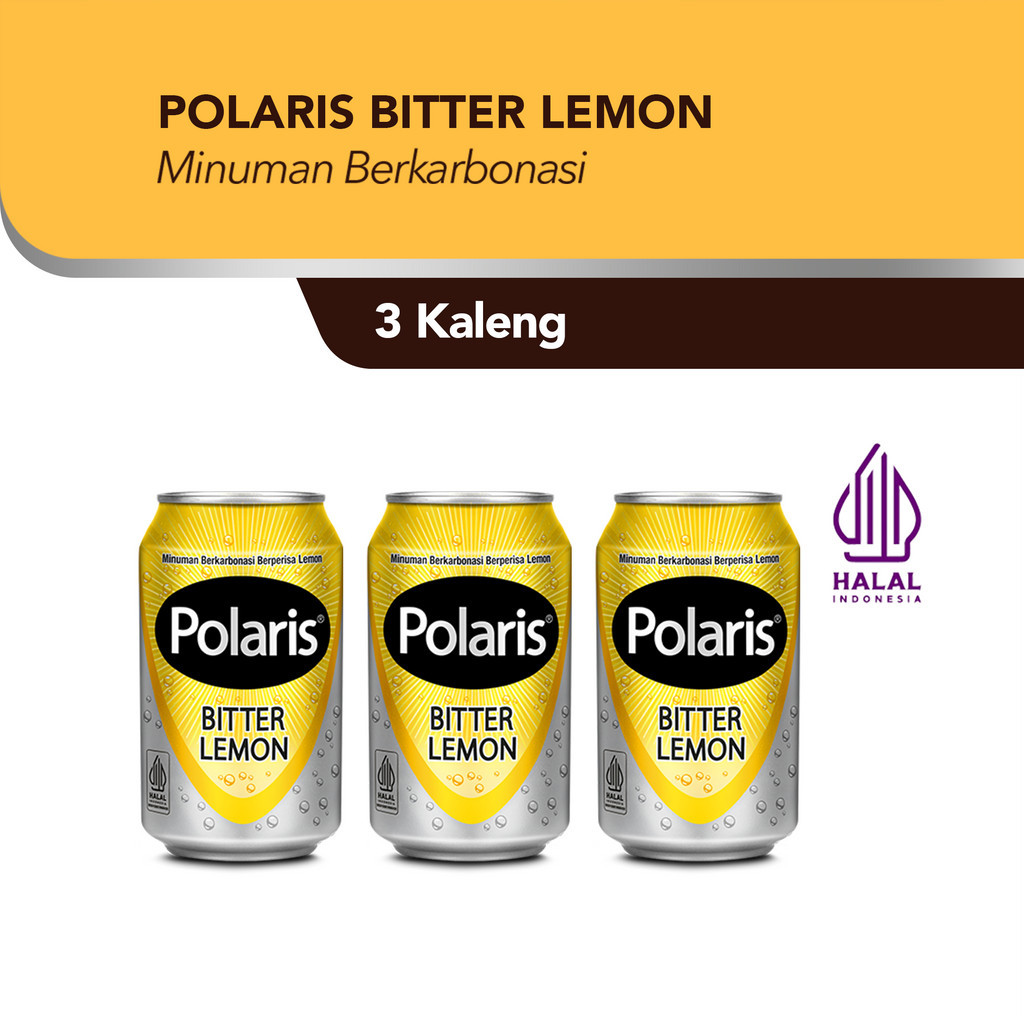 

Polaris Bitter Lemon 330 ml isi 3pcs