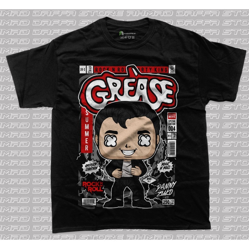 FUNKO - Danny Zuko T-Shirt - Baju - Kaos - Cotton Combed 24s