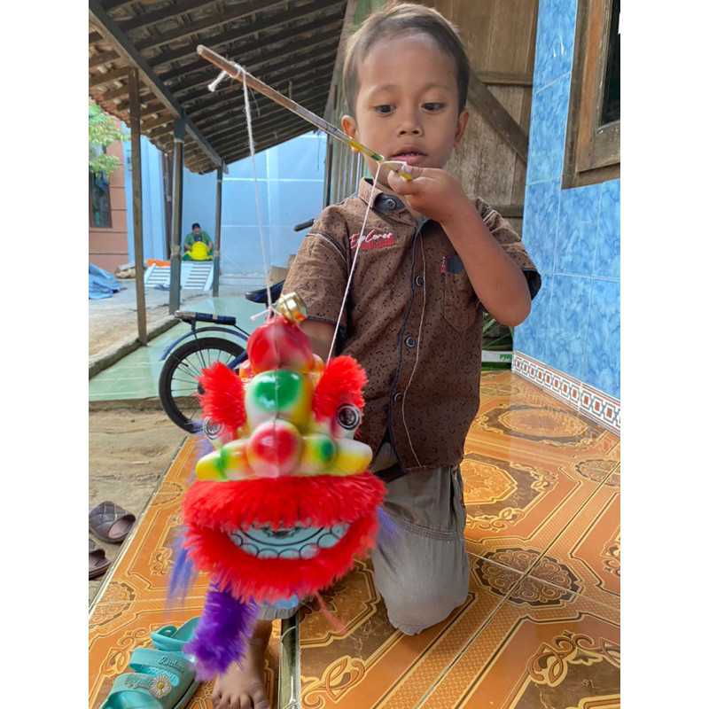 Mainan Anak anak Barongsai Mini Gantung Termurah