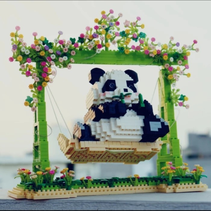 

Hadiah Kado Ulang Tahun / Lego Music Box Gift 18 / Kado Ulang Tahun - Panda Swing