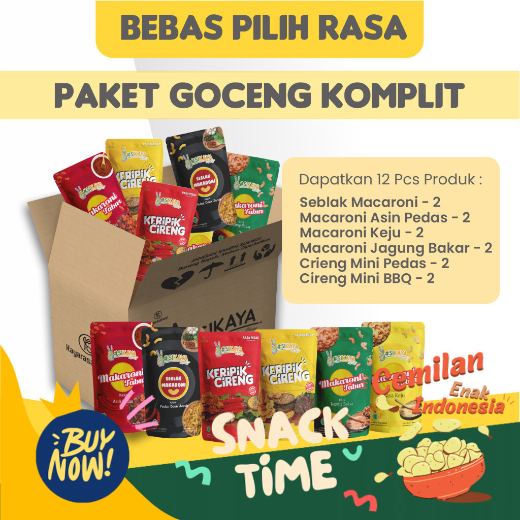 

PROMO SPESIAL Paket Goceng Komplit PSBB (Promo Saat Butuh Berhemat)-Sikaya