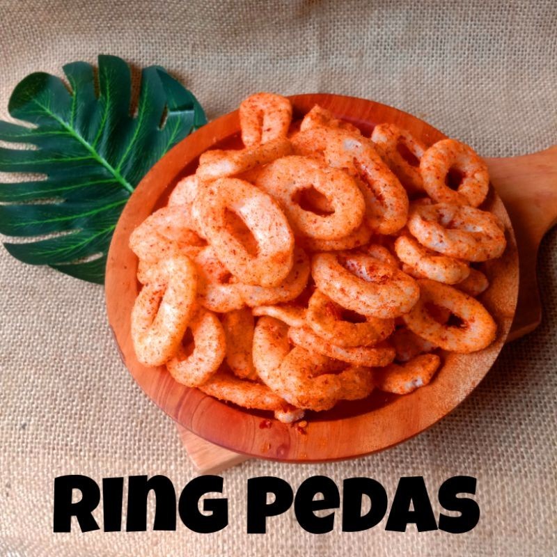 

SNACK KILOAN TERMURAH!!!RING PEDAS 200 GR FREE BUBBLE WRAP/KARDUSGratis Ongkir & COD