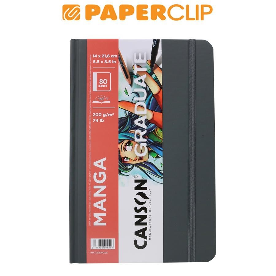 

SKETCHBOOK CANSON GRADUATE MANGA 31200L035 14X21 HARD COVER